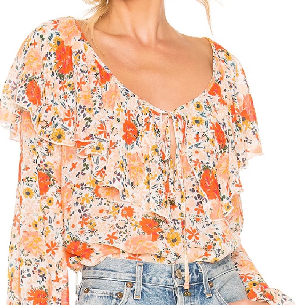 NWOT Free People Say It To Me Bodysuit
